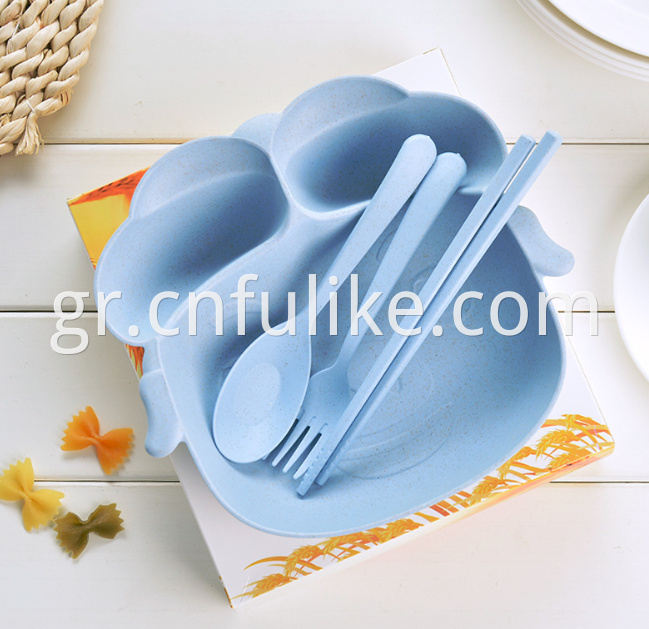 Bamboo Fiber Child Tableware